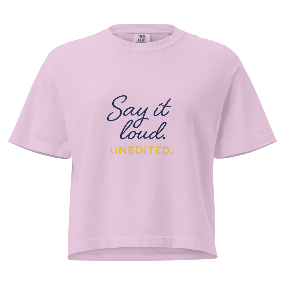 Women’s heavyweight boxy tee